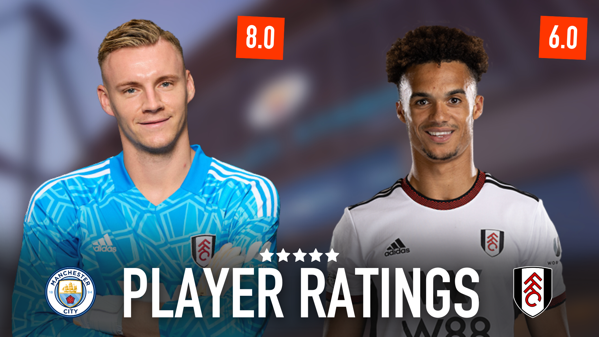 Player Ratings Manchester City Fulham Fulhamish